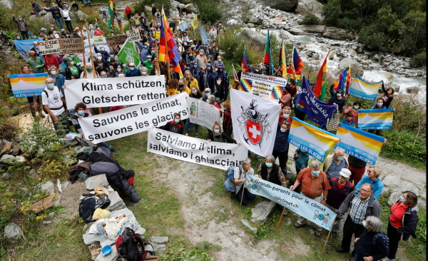 Gedenkfeier Trientgletscher, 6. September 2020