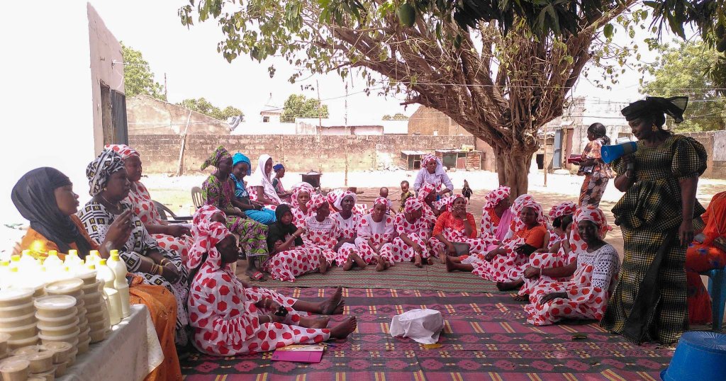 Nel programma del Senegal, il 90% dei membri dei gruppi di solidarietà sono donne.
